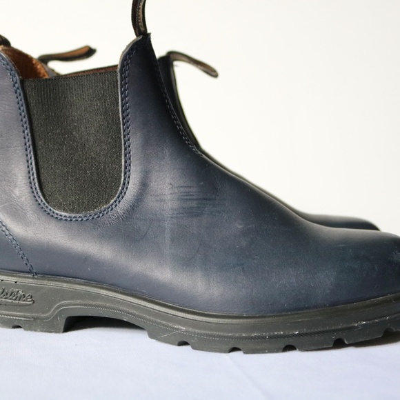 BLUNDSTONE Boot Navy Unisex Size AUS 7 (Women's size 10, Men's size 8). - Picture 3 of 12